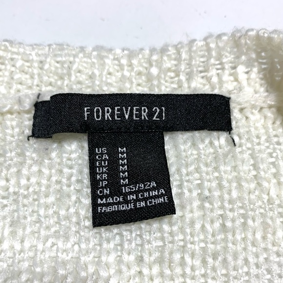 Forever 21 Ombre Knitted Crewneck Sweater Size M Like New - Picture 4 of 7